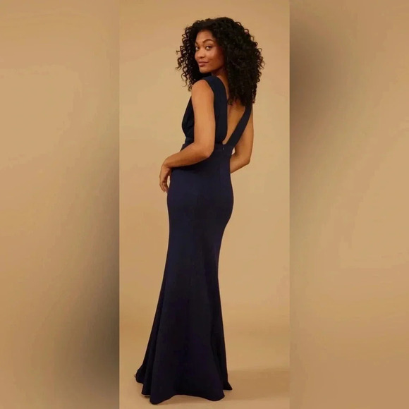 Altar'd State Midnight Cassava Luxe Crepe Dress - Picture 3 of 7